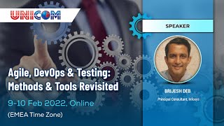 Brijesh Deb speaking at Agile, DevOps & Testing: Methods & Tools Revisited (February 2022)