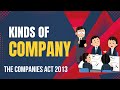 Which Business Structure to choose? | Kinds of Company | Companies Act 2013