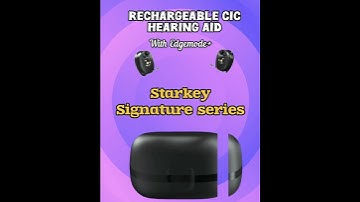 Introducing Starkey Signature Rechargeable CIC Hearing aid trending #shortvideo