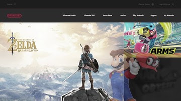Nintendo Landing page design concept - UI/UX Challenge #4