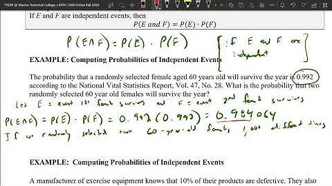 5.3 Independence and the Multiplication Rule