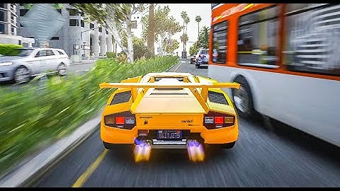 GTA 5: Ultra Realistic Graphics w/ Enhanced Vegetation 2023 Gameplay - Ray Tracing MOD