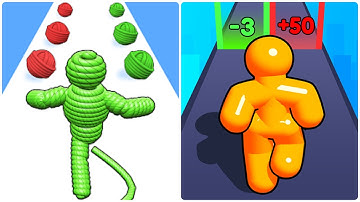 Max Level Tall man Run 3d Vs Rope Man 3D🟤⚫️New Levels Big New Update Max Walkthrough Android iOS