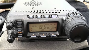 Buddipole on the Summit with Yaesu 857D