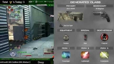 MW2: Random Class Nuke #11 || Lightweight AUG on Quarry