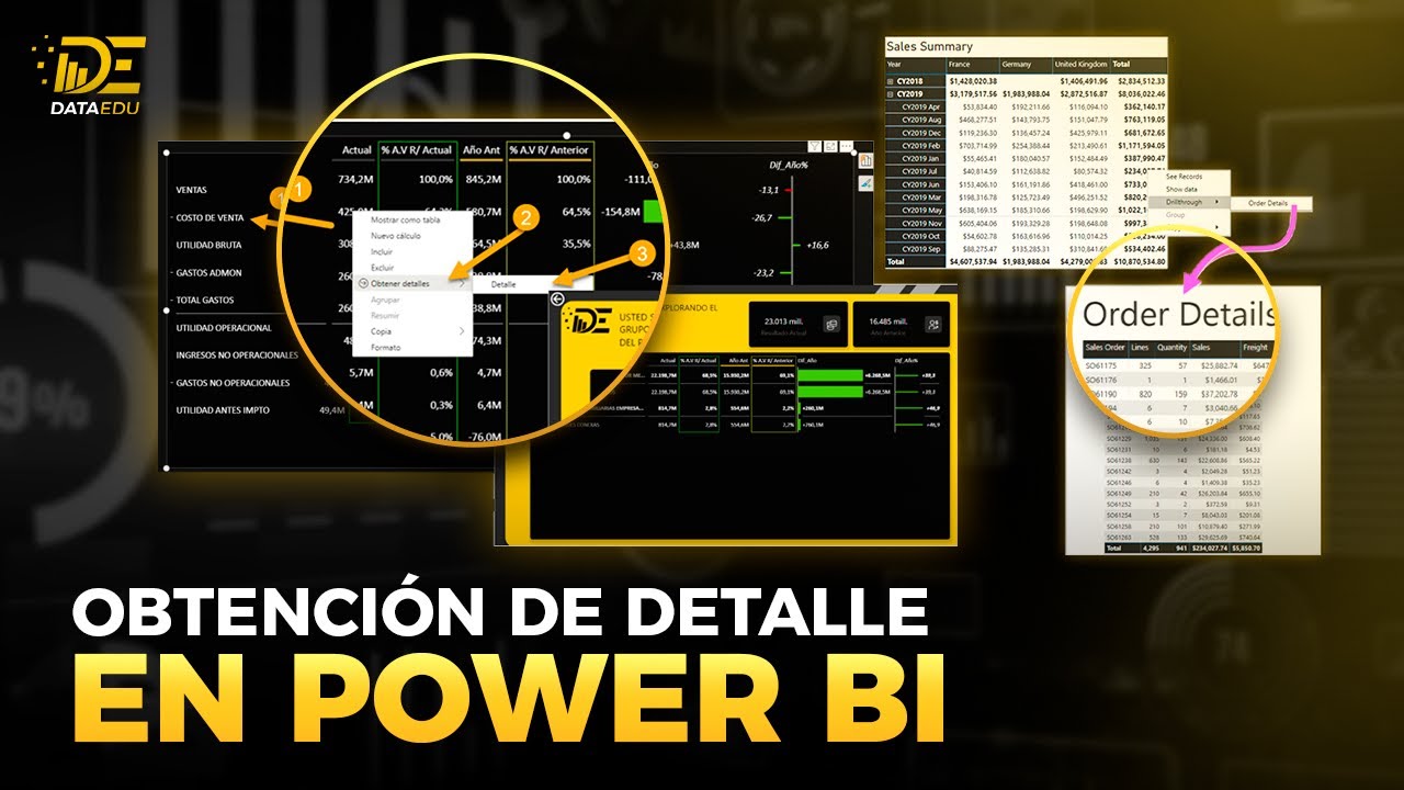 Reporte en Power BI con Obtención de Detalle - YouTube