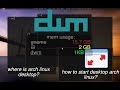 Linux Software Showcase: DWM - The Simple Window Manager