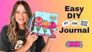 Mixed Media Journal Anyone Can Make #artjournal #junkjournals