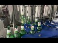 Automatic glass bottle beer filling machine