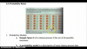 AP Stats Chapter 5 lessons 1 & 2