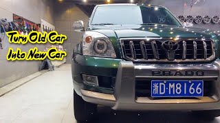 The Process Of Renovating Old Cars Into New Cars For The Off-Road King Prado In 8 Minutes Video👍