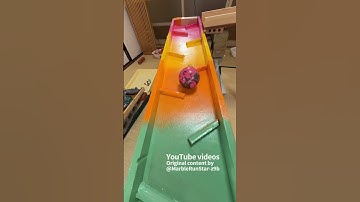 Marble Run (A long course with transparent pipes, a large funnel, and a winding path. 9) #ASMR