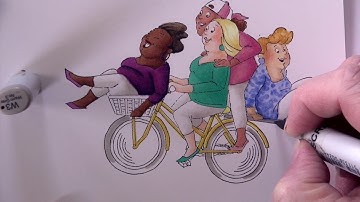 Real Time Copic Coloring - Part 3