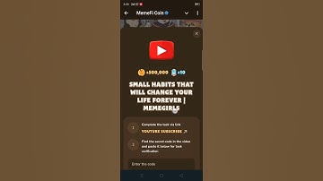 SMALL HABITS THAT WILL CHANGE YOUR LIFE FOREVER I MEMEGIRLS | MEMEFI New Video Code