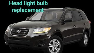 2011 Hyundai Santa fe head light bulb replacement by Hyundai How To 4,381 views 9 months ago 2 minutes, 46 seconds
