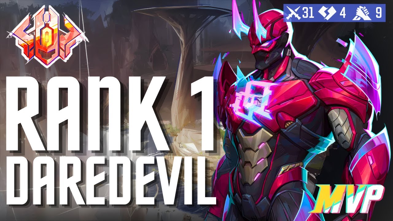 BQUI | Rank 1 Daredevil Gameplay | Season 6 | Marvel Rivals