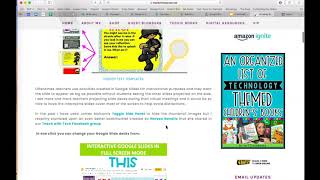Google Slides Bookmarklet Full/Interactive Slides