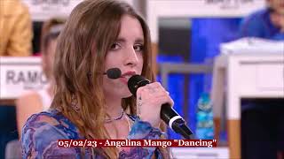 Video thumbnail of "05/02/23 - Angelina Mango "Dancing" di Elisa"