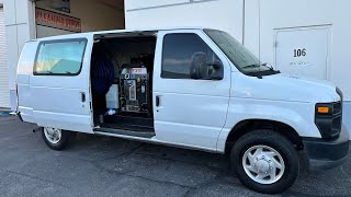 Carpet cleaning van for sale fully loaded with Truckmount and accessories Carpet cleaning van for sale fully loaded with Truckmount and accessories
