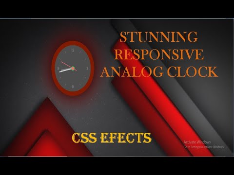 Full Working Clock Using HTML, CSS and JavaScript ||Clock Html css|| Wall Clock || Smartcode India