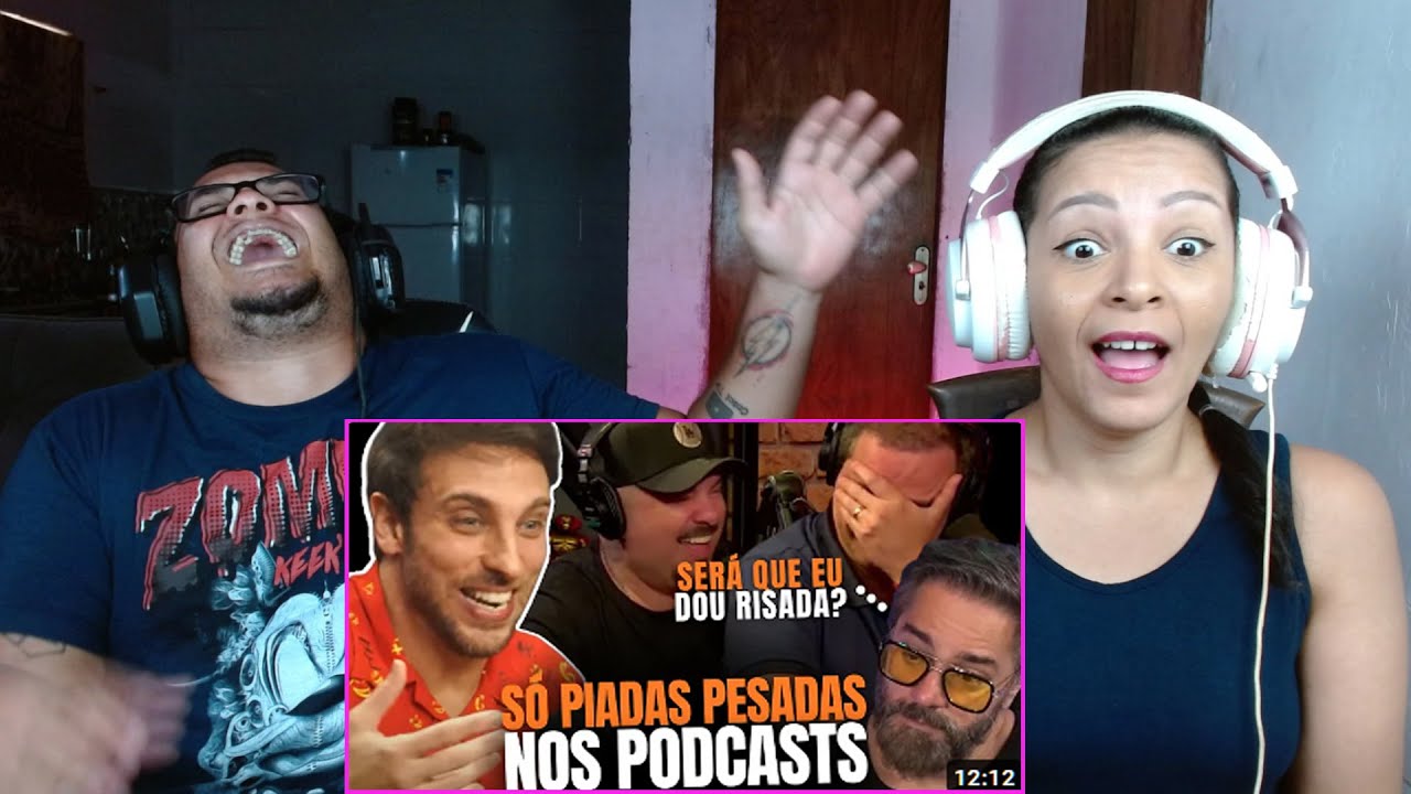 REAGINDO AO TOP 10 MOMENTOS do LEO LINS NOS PODCASTS 