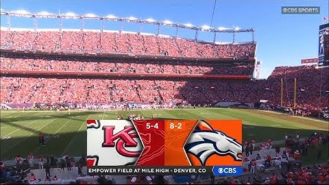 NFL on CBS intro | KC@DEN | Week 11 | 11/16/2025