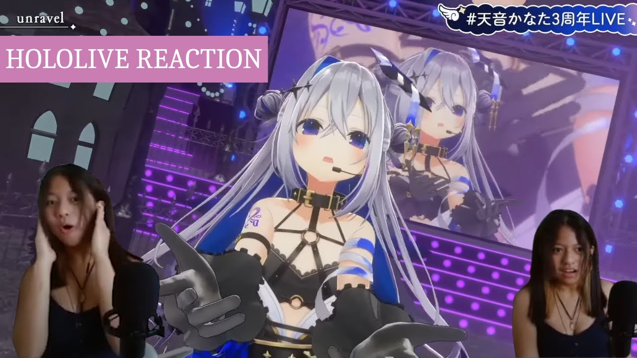 Unravel от 「別世界」/ Аманэ Каната 3DLIVE РЕАКЦИЯ 