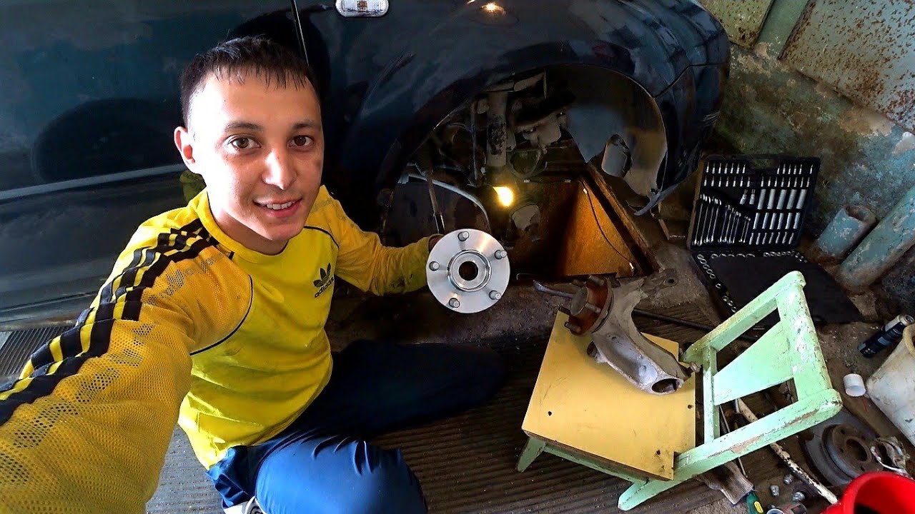 ЗАМЕНА СТУПИЧНОГО ПОДШИПНИКА в гараже, ФОРД ФОКУС 2 - YouTube