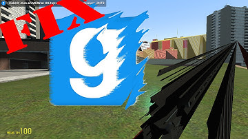 Gmod mesh error - character/textures streched - Fix