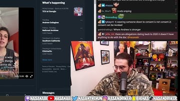 Hasanabi Addresses The Andrew Callaghan Allegations Hasanabi Addresses The Andrew Callaghan Allega