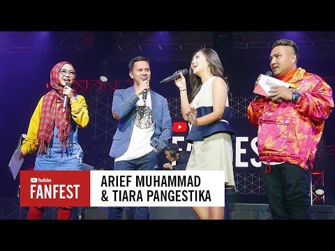 Arief Muhammad & Tiara Pangestika @ YouTube FanFest Indonesia 2017