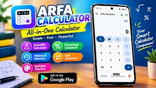 Arfa Calculator App 🔥 Best All-in-One Calculator | Scientific, Percentage & Unit Converter screenshot 2