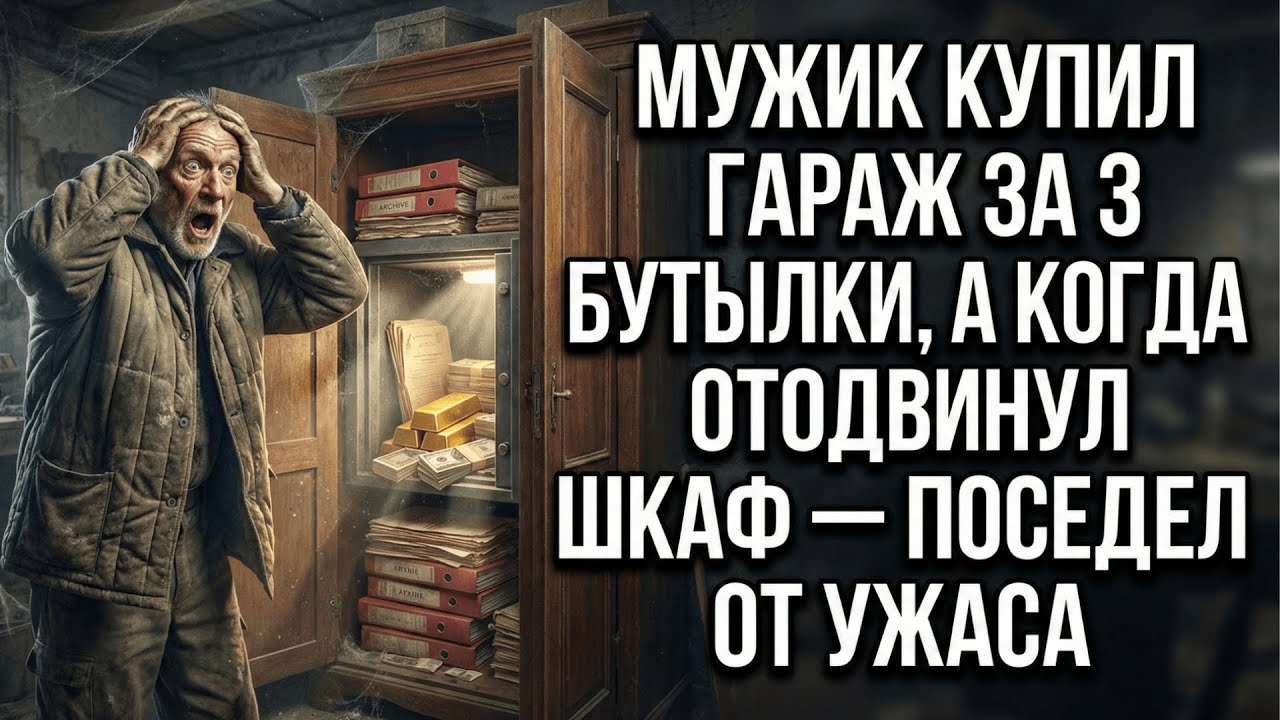 Мужик Обменял 3 Бутылки На Гараж, А Когда Открыл Старый Шкаф — Нашёл Сейф С Партийными Документами
