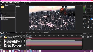 How to Import Folder in Project Panel; After Effects Tip