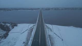 DJI MAVIC AIR 2. АРХАНГЕЛЬСК- КРАСНОФЛОТСКИЙ МОСТ. ARKHANGELSK- KRASNOFLOTSKY BRIDGE