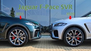 The New 2021 Jaguar F-Pace SVR VS The 2020 F-Pace SVR! Exhaust Sound Comparison, SVO Colors!
