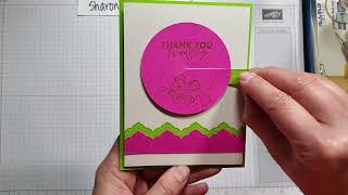 Spinning circle with hidden message IN ACTION