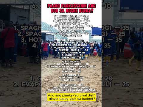 Paano Pagkasyahin ang 500Pesos sa Noche Buena? #nochebuena