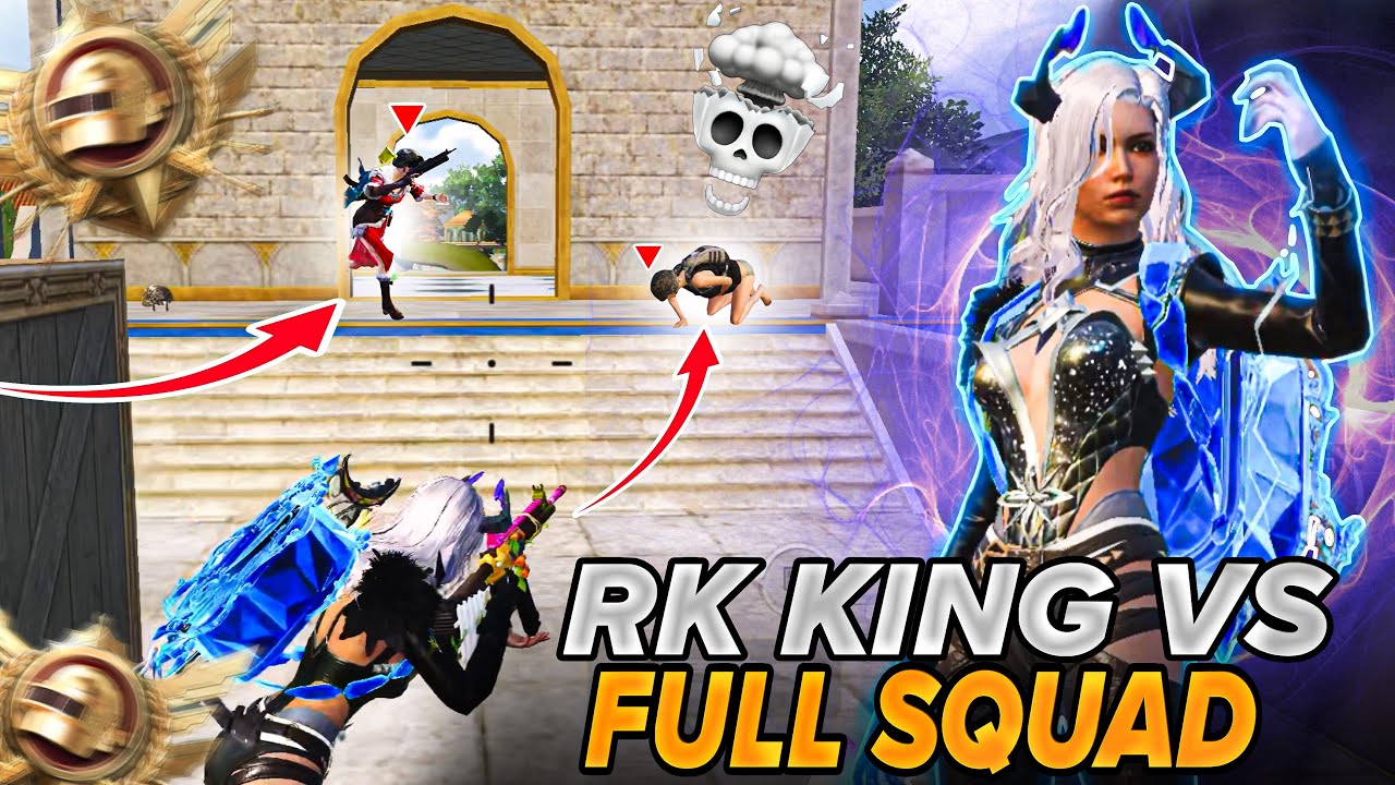 Rk KING AND FULL SQUAD BGMI FIGHTS WOW 18 KILLS 🔥😉