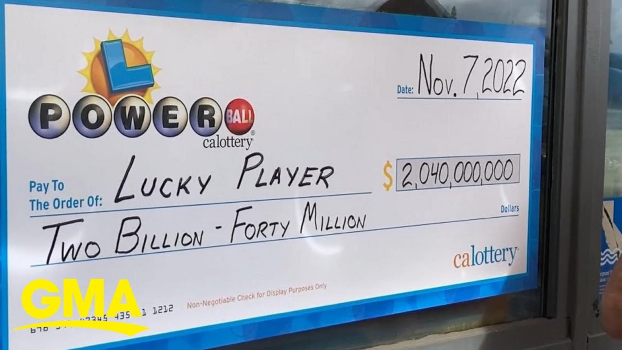 Winning Lottery Ticket For 2 Billion Jackpot Sold In California L GMA Winning Lottery Ticket For 2 Billion Jackpot Sold In California L GMA