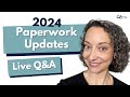 2024 Paperwork Updates for Therapists