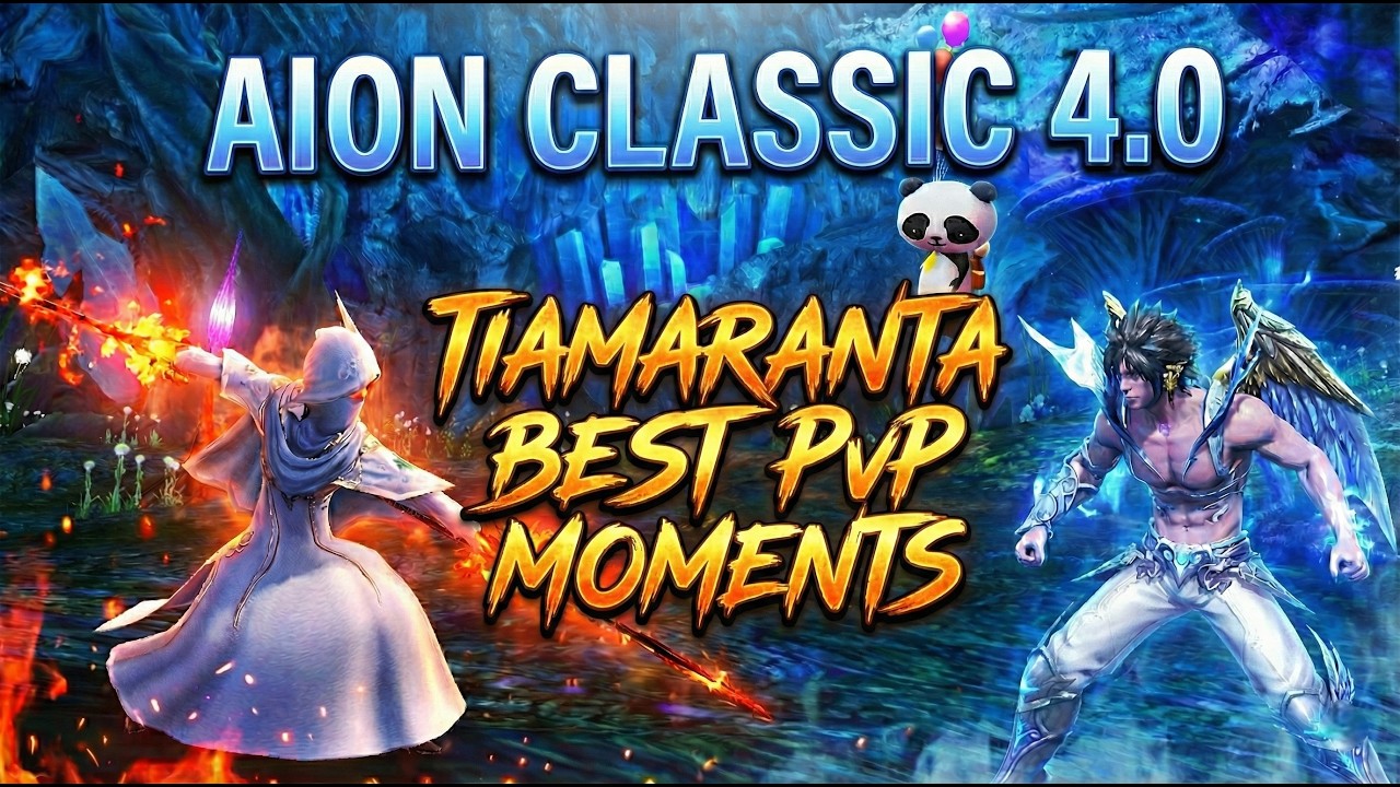 Aion Classic 4.0 Tiamaranta Mesa Best PvP Moments | Cleric POV
