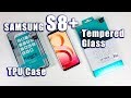 Samsung S8 Plus Nillkin Tempered Glass TPU Case Unbox & Review