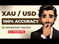 XAU/USD 100% ACCURACY || ✅ OPERATOR THEORY || ALL LIVE TRADES P&amp;L