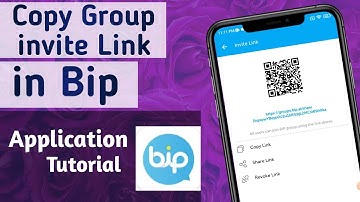 How to Copy Group invite Link in BiP App Tutorial in Hindi