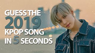 GUESS THE 2019 KPOP SONG IN 5 SECONDS | KPOP GAME