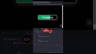 Animated Submit Button | HTML &amp; CSS|Modern UI Effects#webdevelopment#htmlcss #animation