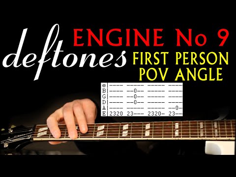 Deftones Engine No 9 POV Guitar Lesson / Guitar Tabs / Tab Tutorial / Guitar Chords / Guitar Cover