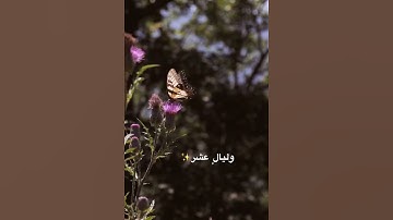 والفجر  وليال عشر القارئ عبد العزيز الزهراني