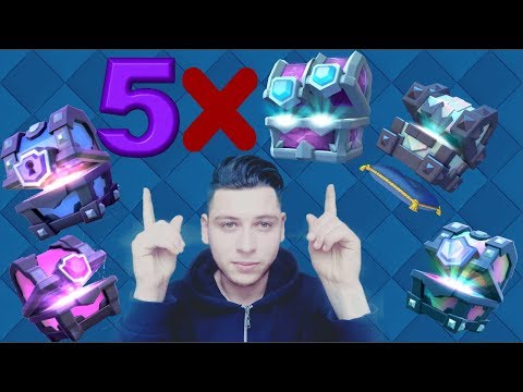 ყველაზე დიდი CHEST OPENING ი რაც აქამდე მქონია (5 X DRAFT, LEGENDARY KING, SUPER MAGICAL... CHESTS)